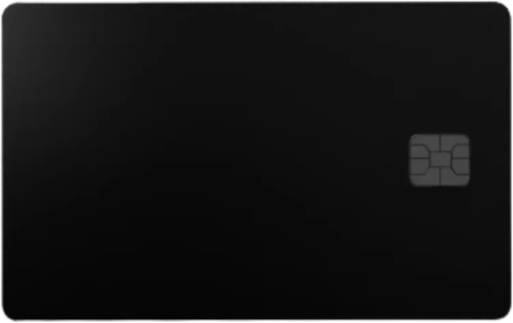 Black Card Anodized Black Titanium