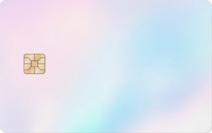 Founder Card Iridescent Chrome